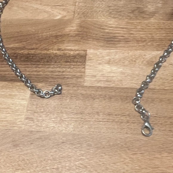 Vintage Crystal Rhinestone Chain Choker Collar Bib Pendant Statement Necklace - Picture 5 of 7